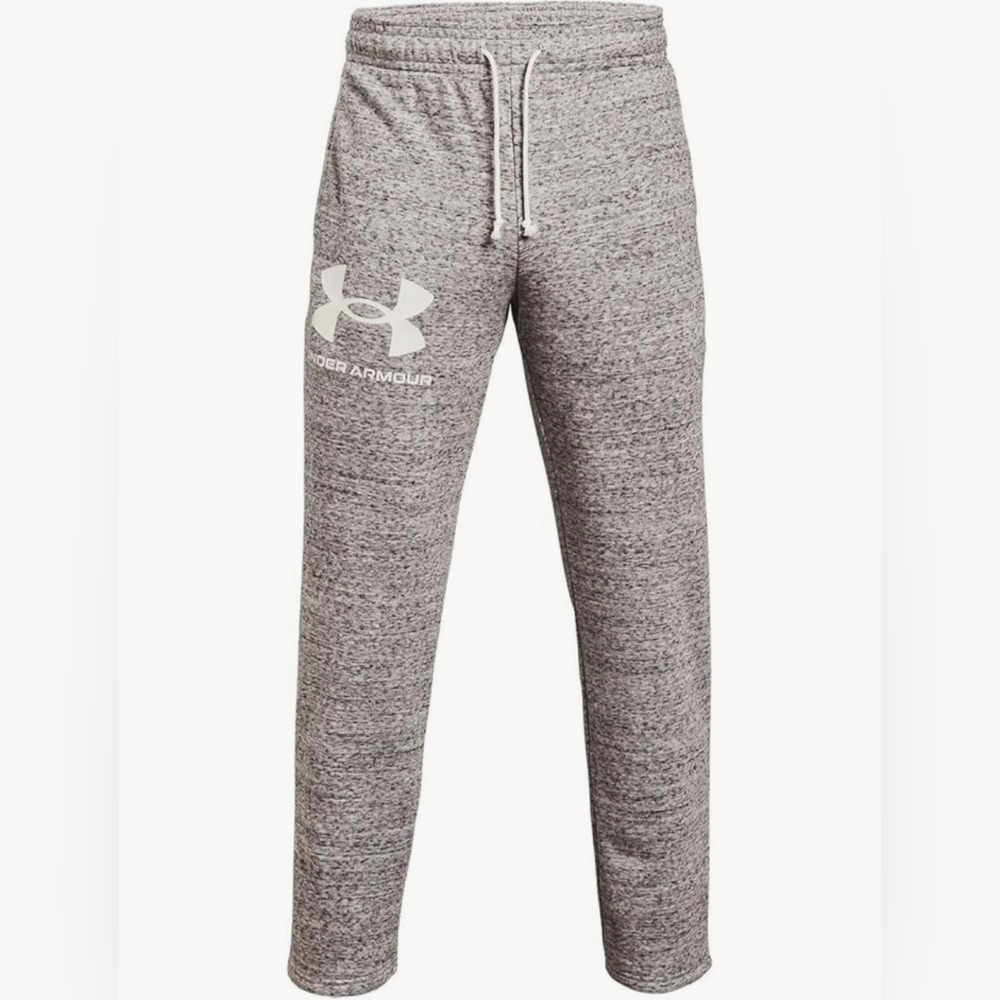 New Under Armour Rival Terry Sweatpants Gray